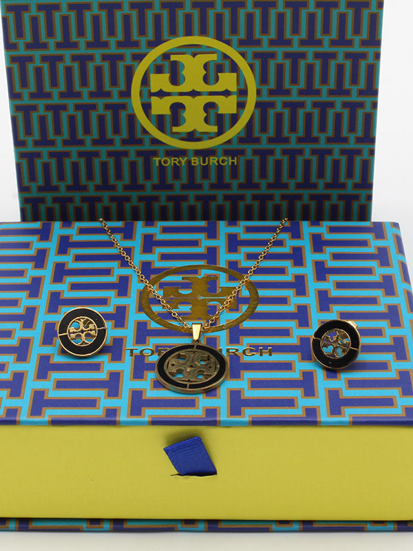 طقم توري بورش مدور شيل لوقو اطقم tory burch