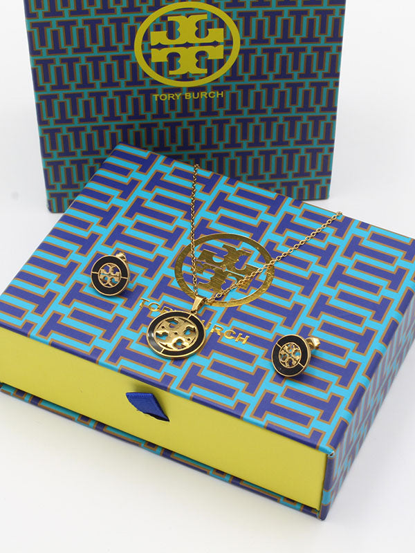 طقم توري بورش مدور شيل لوقو اطقم tory burch