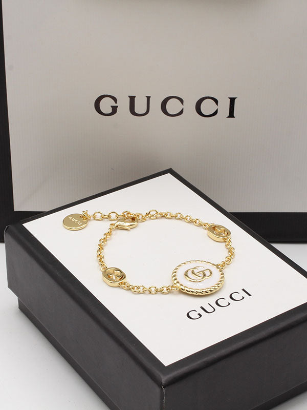 اساور قوتشي ابيض لوقو اسواره gucci