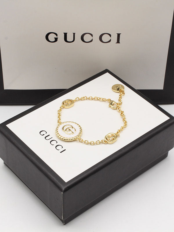 اساور قوتشي ابيض لوقو اسواره gucci