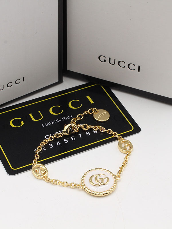 اساور قوتشي ابيض لوقو اسواره gucci