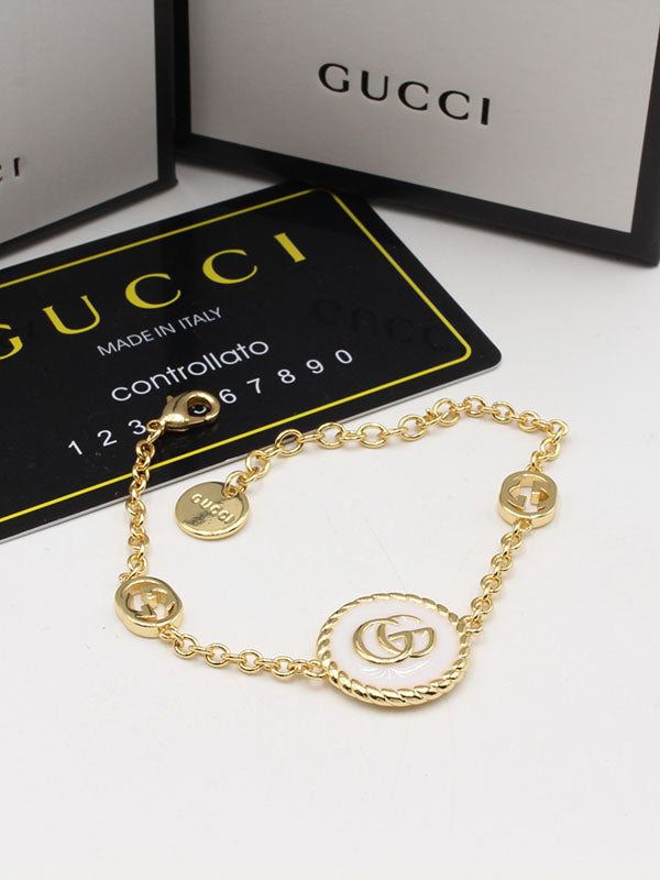 اساور قوتشي ابيض لوقو اسواره gucci