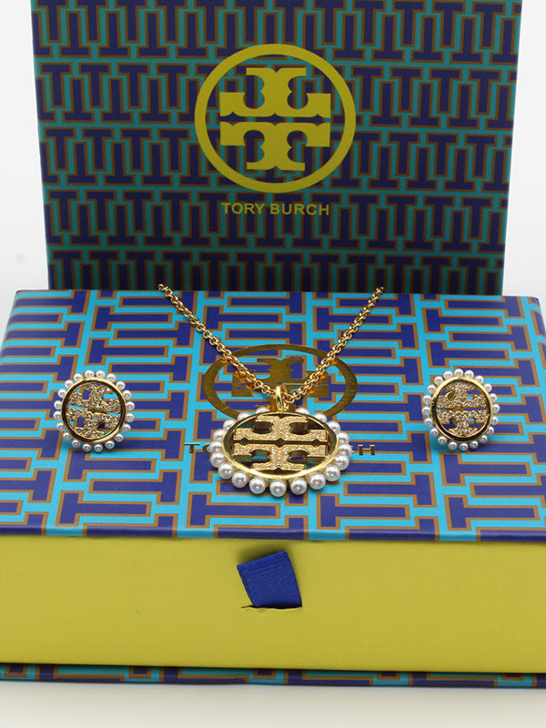 طقم توري بورش مدور لولو لوقو اطقم tory burch