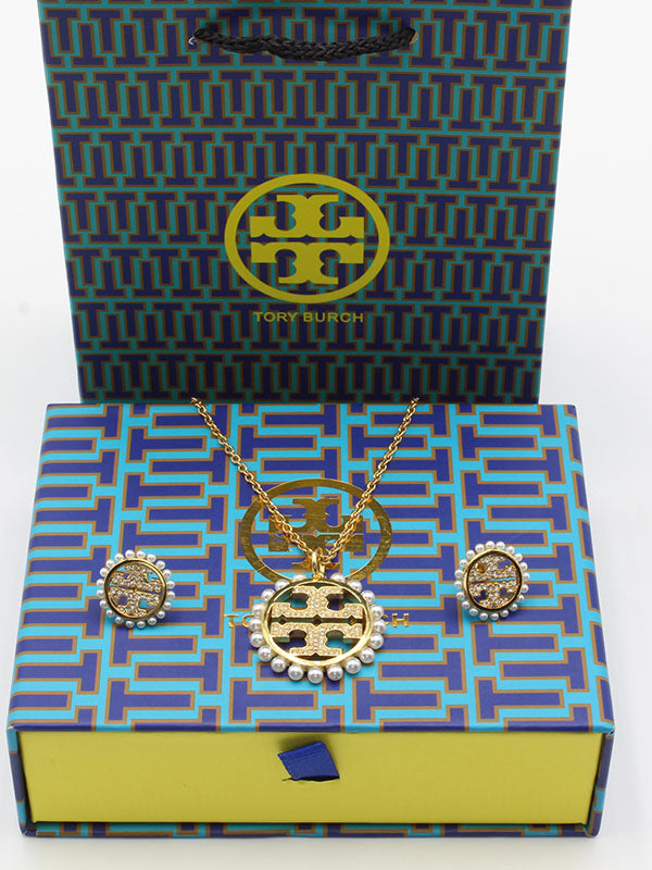 طقم توري بورش مدور لولو لوقو اطقم tory burch