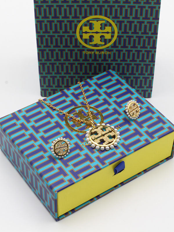 طقم توري بورش مدور لولو لوقو اطقم tory burch