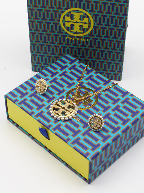طقم توري بورش مدور لولو لوقو اطقم tory burch