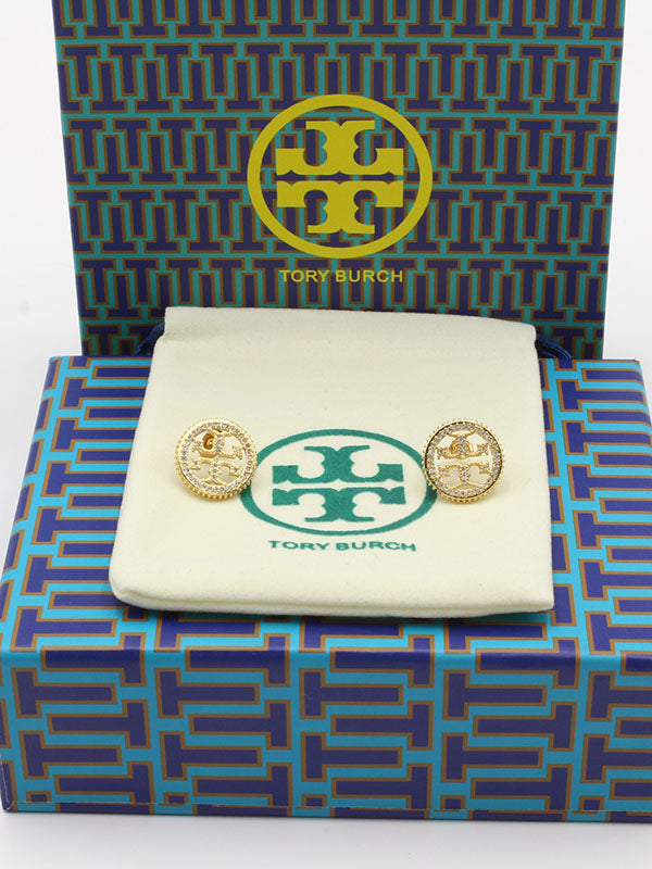 حلق توري بورش زركون سيركل حلق tory burch