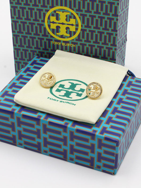 حلق توري بورش زركون سيركل حلق tory burch