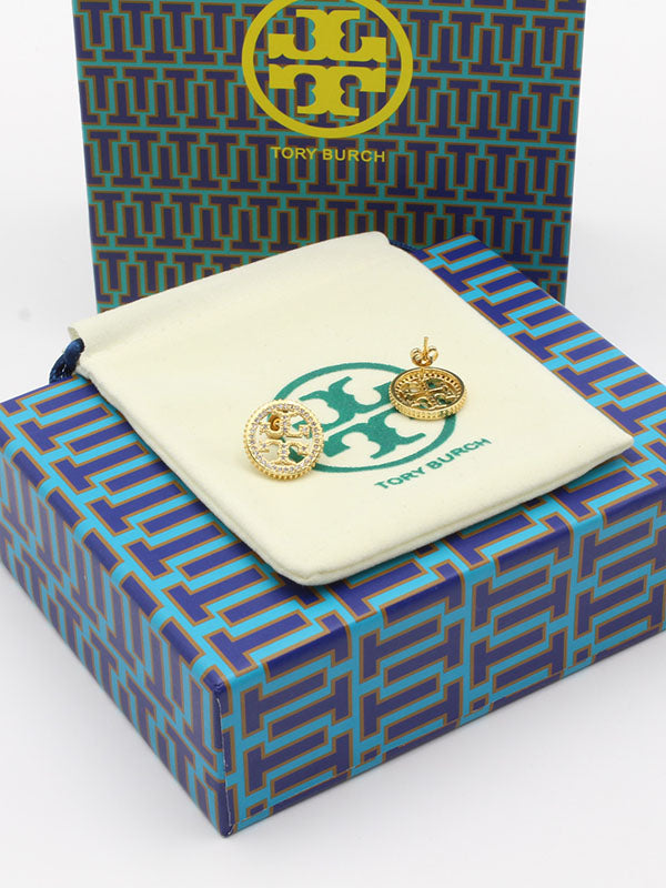 حلق توري بورش زركون سيركل حلق tory burch