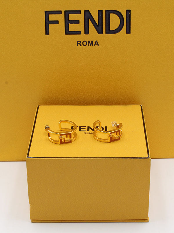 حلق فندي مدور FF حلق fendi