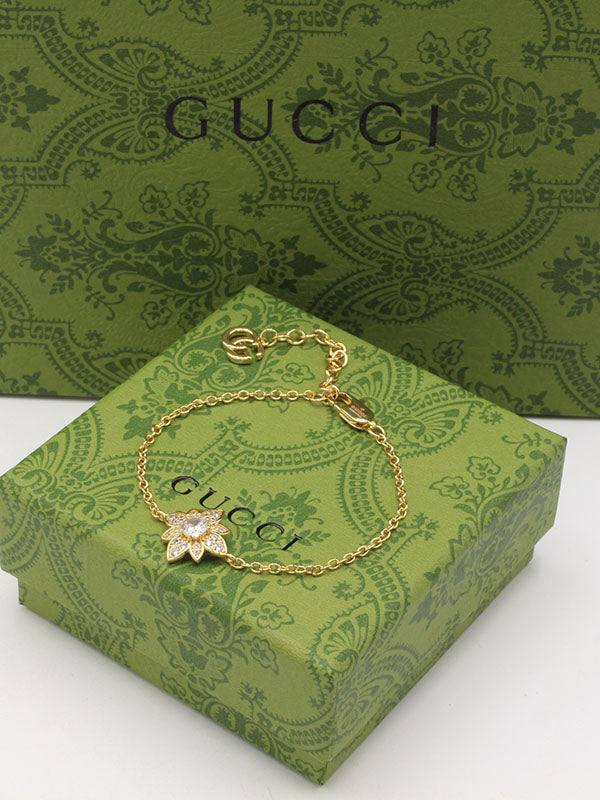 اساور قوتشي ون فلاور زركون لوقو اسواره gucci