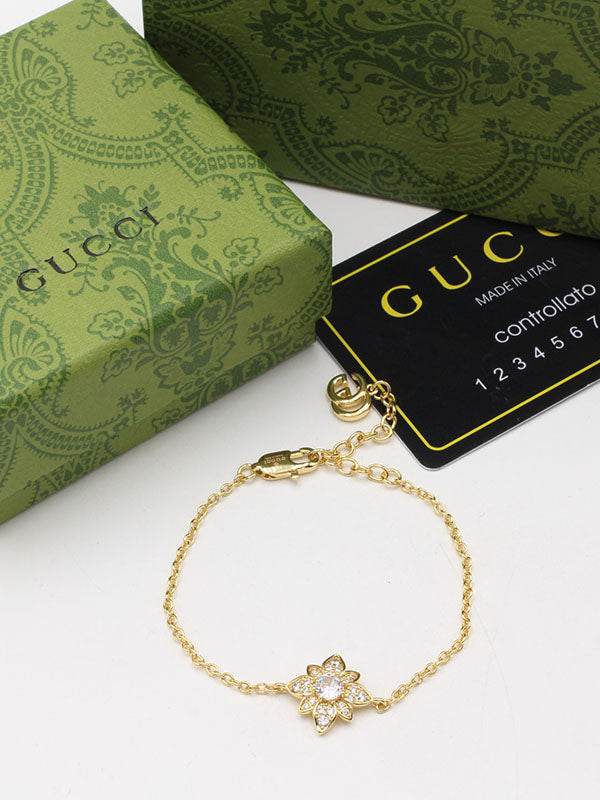 اساور قوتشي ون فلاور زركون لوقو اسواره gucci