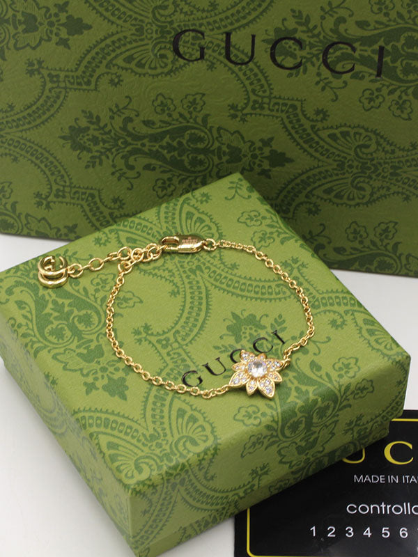 اساور قوتشي ون فلاور زركون لوقو اسواره gucci