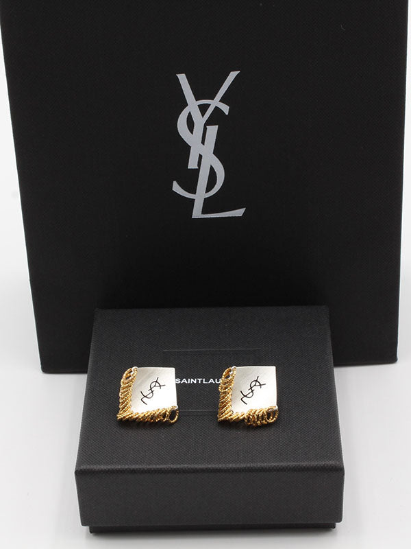 حلق ايف سان لوران مشرشر حلق ysl ذهبي