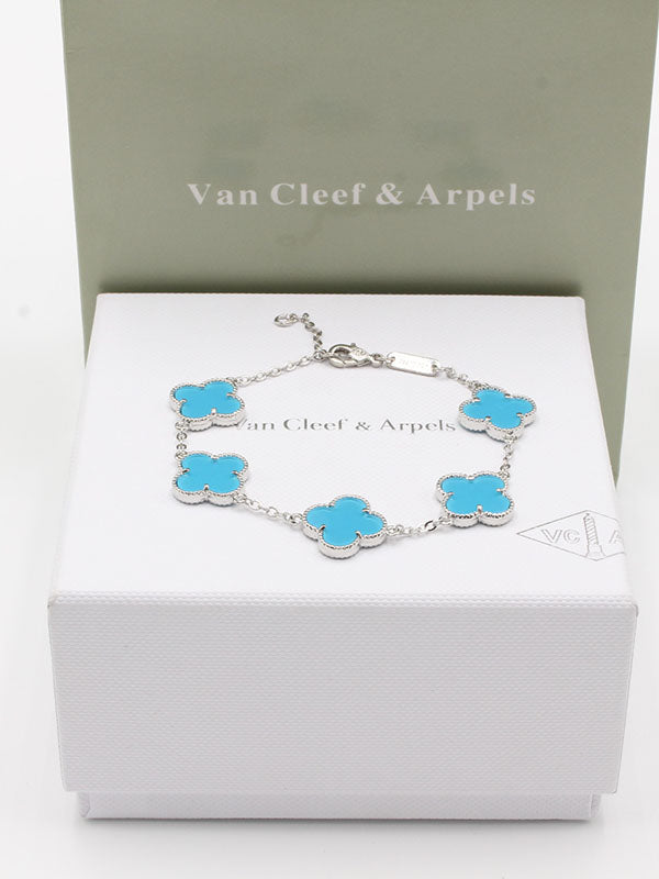 اسواره فان كليف 5 ورود وذ لوقو اسواره van cleef تركواز فضي