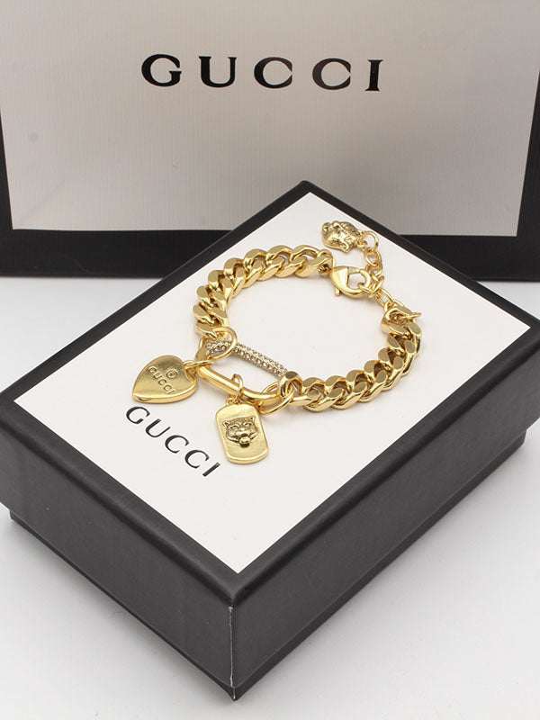 اساور قوتشي جنزير كبير كريستال اسواره gucci
