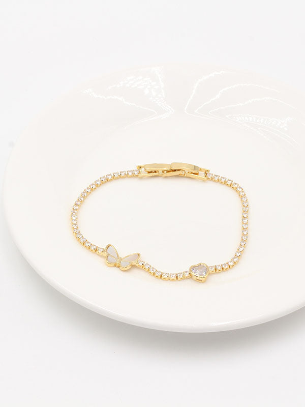 اسواره تنس فراشه اسواره Swarovski ذهبي