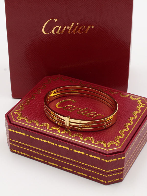 اسواره كارتير ثري لاينز بانقل ذهبي اسواره CARTIER