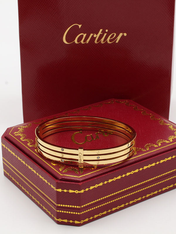 اسواره كارتير ثري لاينز بانقل ذهبي اسواره CARTIER ذهبي