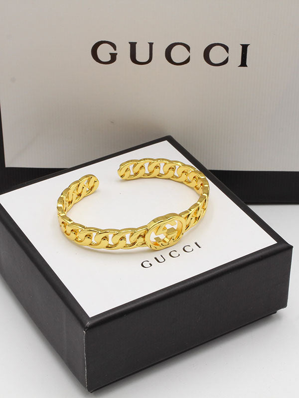 اساور قوتشي بانقل لوقو صغير اسواره gucci ذهبي