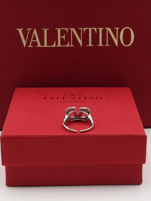 خاتم فالنتينو زركون لوقو خواتم VALENTINO