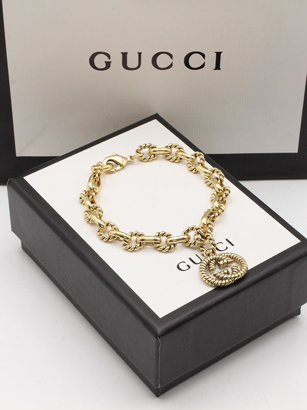 اساور قوتشي بيق بنتدنت لوقو برونز اسواره gucci