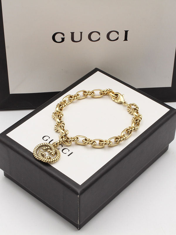 اساور قوتشي بيق بنتدنت لوقو برونز اسواره gucci