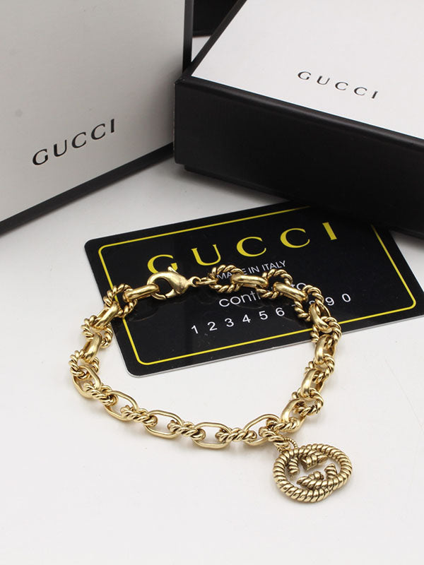 اساور قوتشي بيق بنتدنت لوقو برونز اسواره gucci