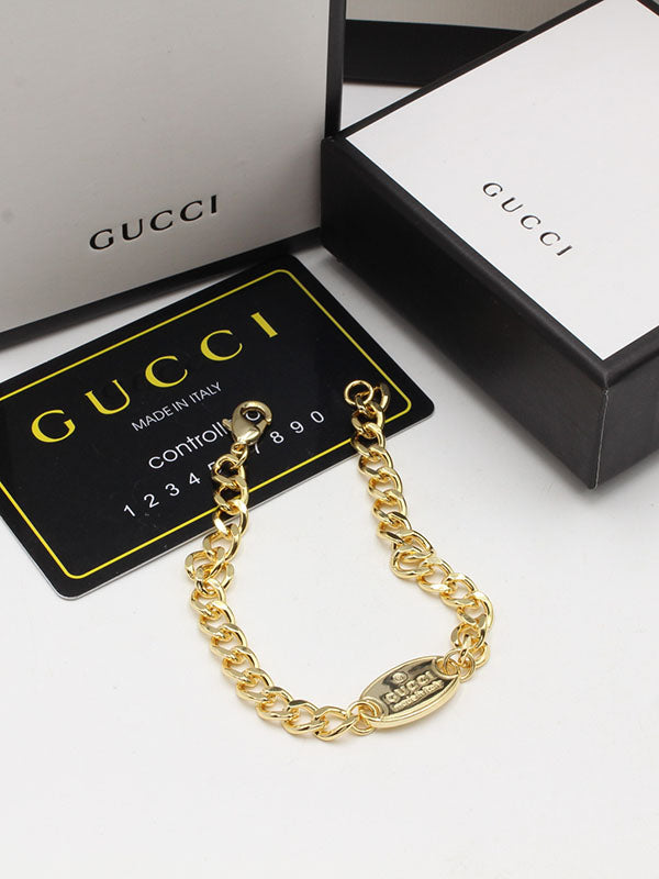 اساور قوتشي بيضاوي لوقو اسواره gucci