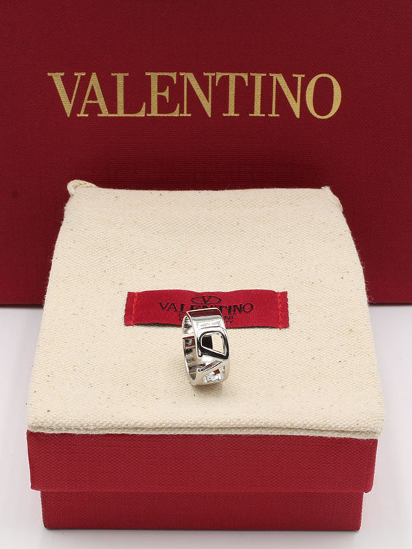 خاتم فالنتينو عريض لوقو خواتم VALENTINO