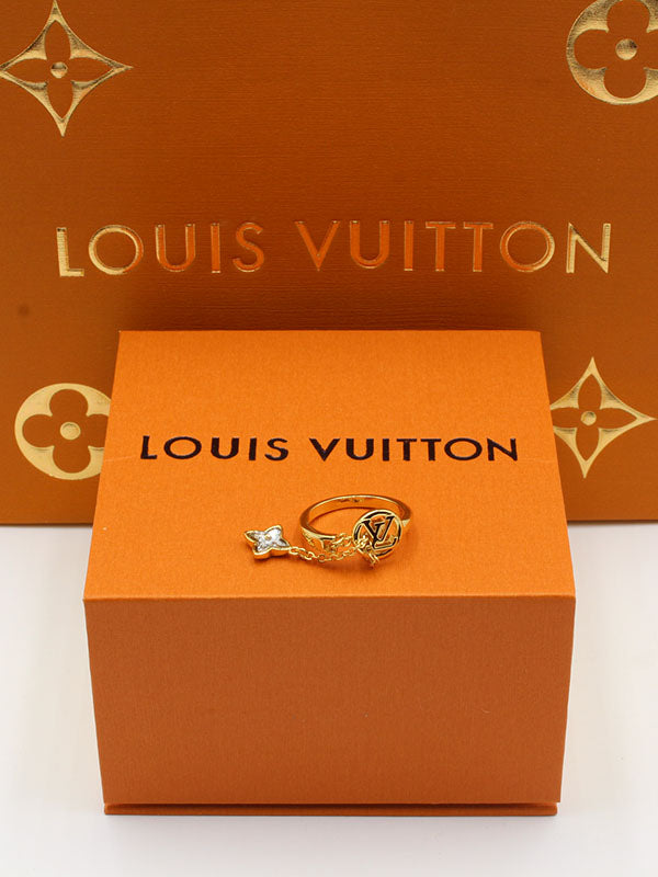 خاتم لويس فيتون ذهبي شاين خواتم louis vuitton