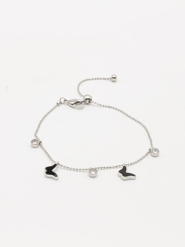 اسواره فراشه بنتدنس ناعمه اسواره jewel فضي اسود