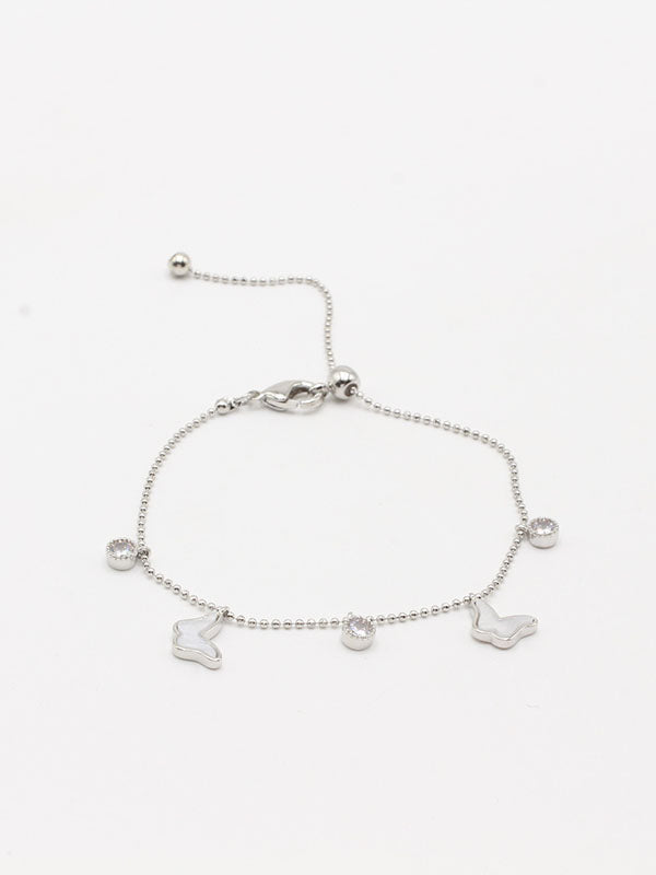 اسواره فراشه بنتدنس ناعمه اسواره jewel فضي ابيض