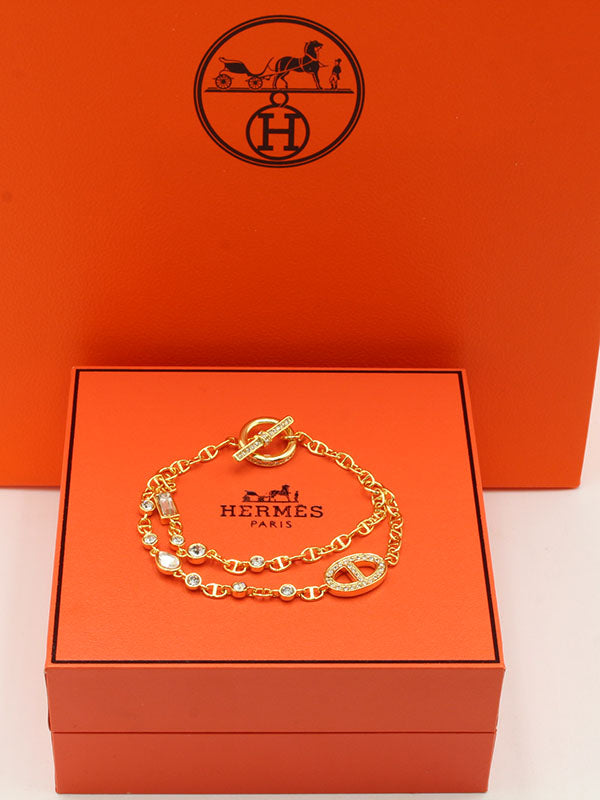 اساور هيرمز دبل شاين لوقو اسواره HERMES