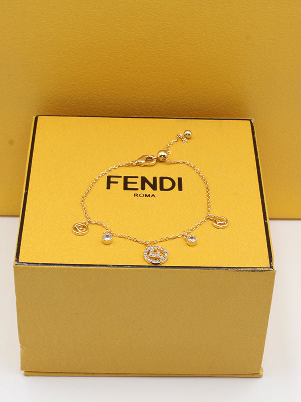 اسواره فندي بنتدنتس زركون اسواره fendi ذهبي