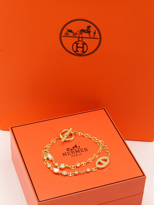 اساور هيرمز دبل شاين لوقو اسواره HERMES