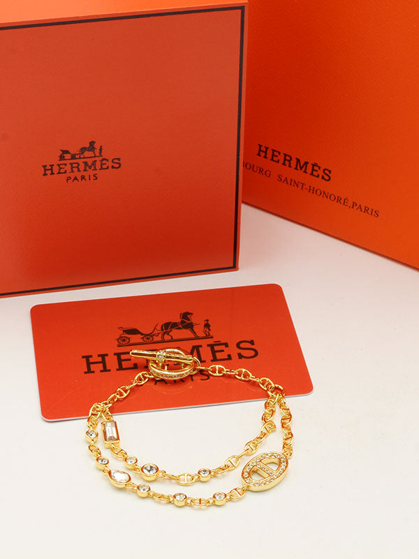 اساور هيرمز دبل شاين لوقو اسواره HERMES