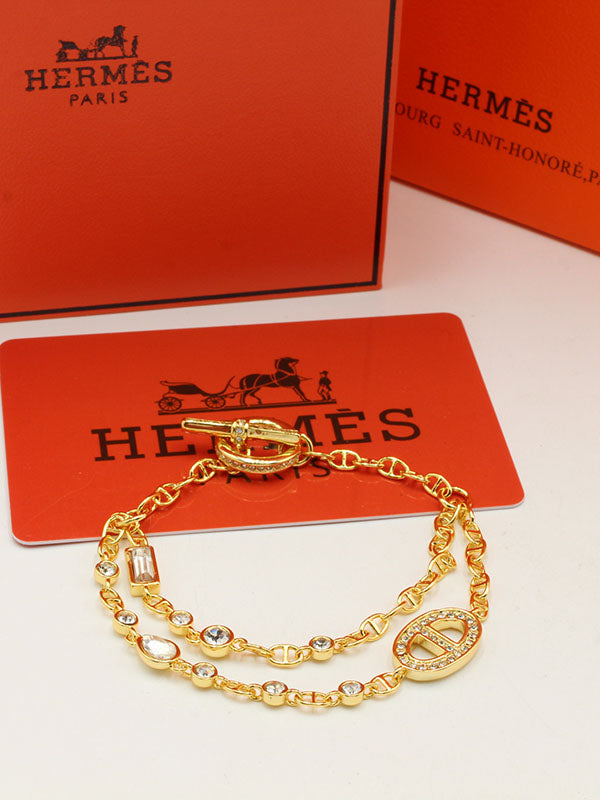 اساور هيرمز دبل شاين لوقو اسواره HERMES