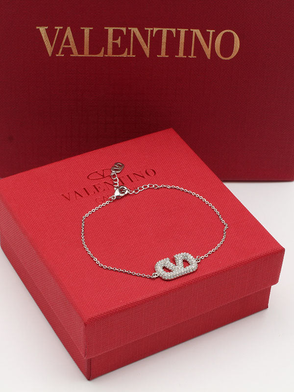 اسواره فالنتينو ذهبي زركون ون بنتدنت اسواره VALENTINO
