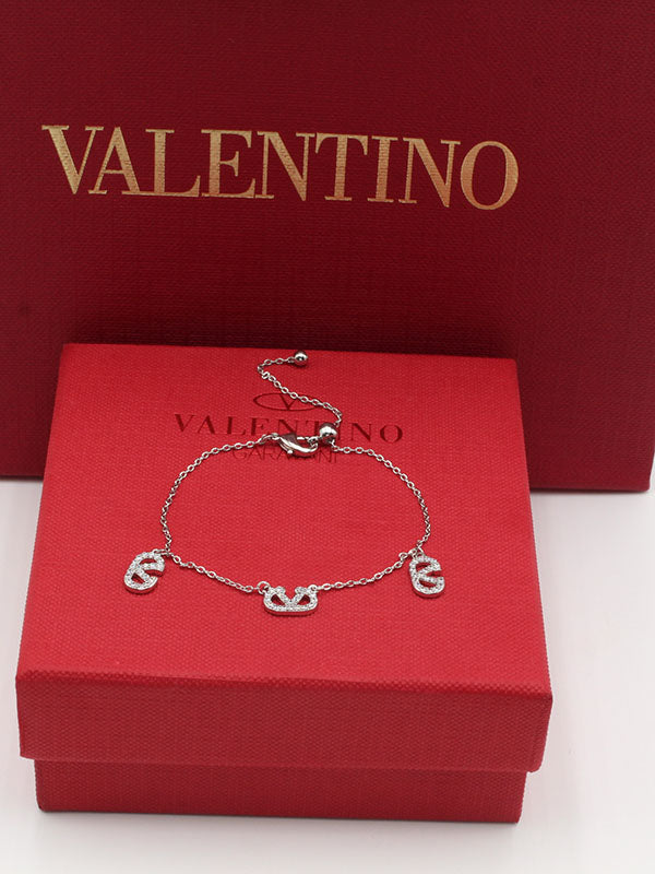 اسواره فالنتينو ذهبي زركون ثري بنتدنت اسواره VALENTINO