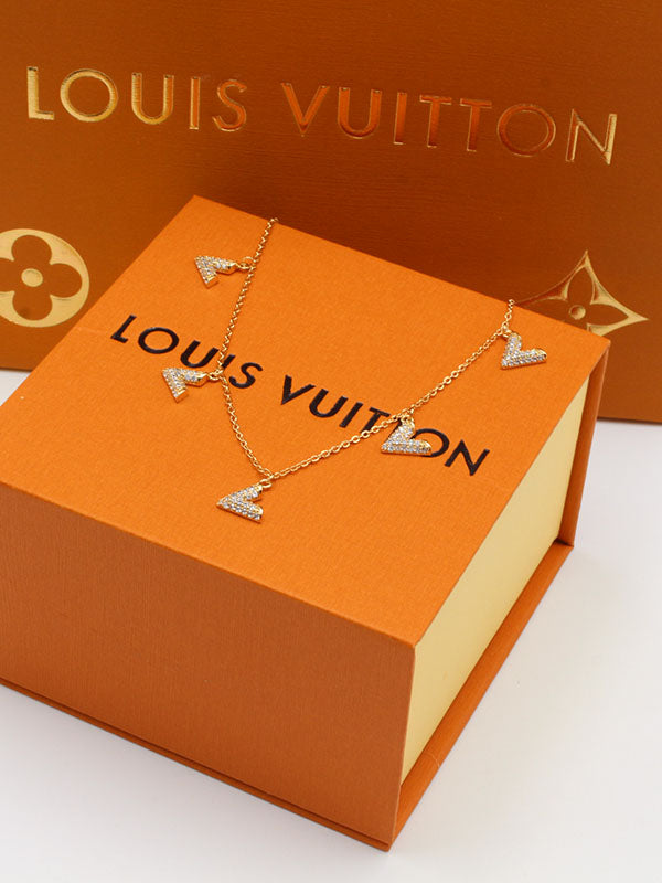 سلسال لويس فيتون تشوكر زركون سلسال louis vuitton