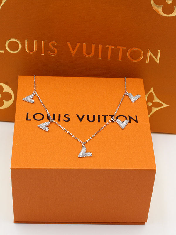 سلسال لويس فيتون تشوكر زركون سلسال louis vuitton