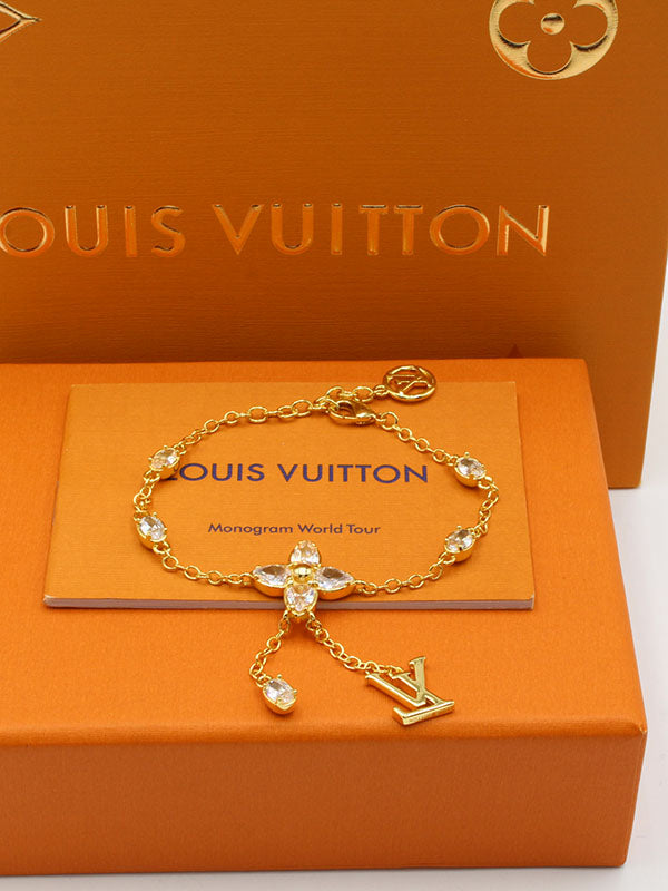 اساور لويس فيتون فلاور وذ زركون لوقو اسواره louis vuitton