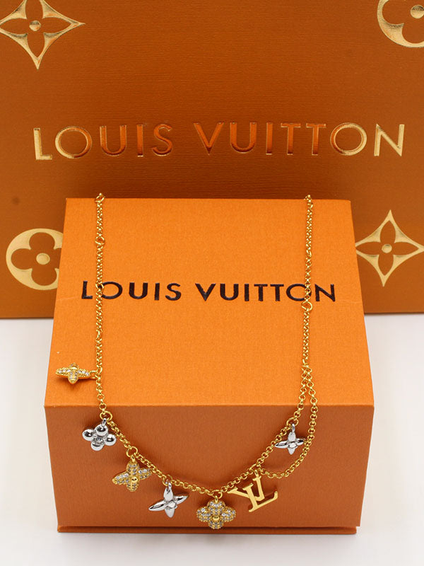 سلسال لويس فيتون بنتدنتس زركون سلسال louis vuitton