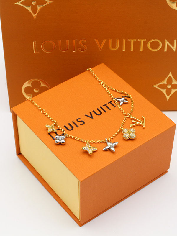 سلسال لويس فيتون بنتدنتس زركون سلسال louis vuitton