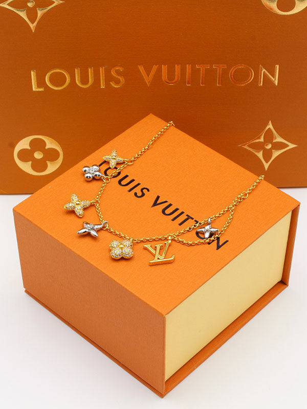 سلسال لويس فيتون بنتدنتس زركون سلسال louis vuitton