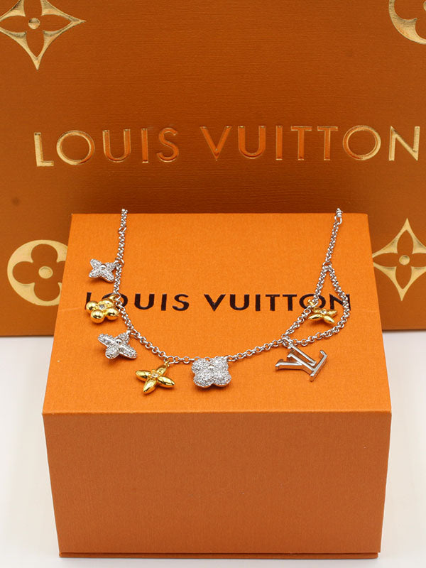 سلسال لويس فيتون بنتدنتس زركون سلسال louis vuitton
