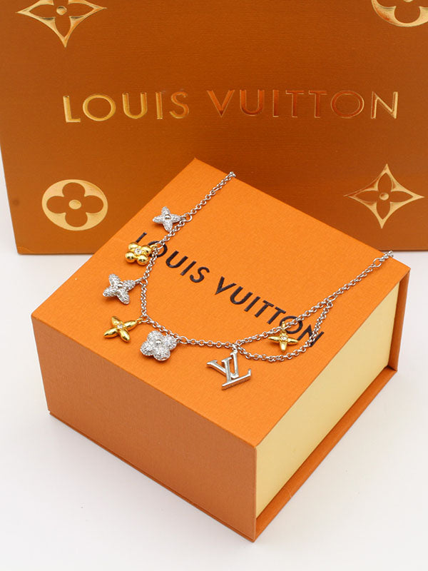 سلسال لويس فيتون بنتدنتس زركون سلسال louis vuitton