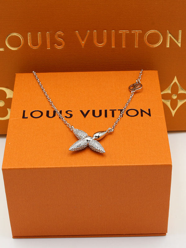 سلسال لويس فيتون زركون فلاور سلسال louis vuitton