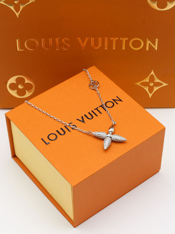 سلسال لويس فيتون زركون فلاور سلسال louis vuitton